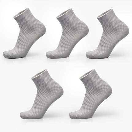 Peekaboo Studio Men's Bamboo Fiber Socks - Soft, Breathable Comfort