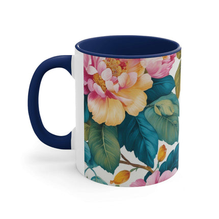 Chic Kireiina Two-Tone Ceramic Coffee Cup - Eye-Catching 11oz Mug