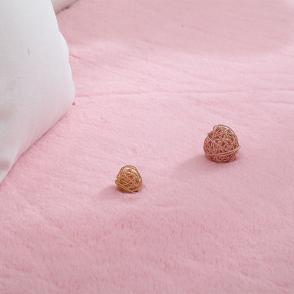 Peekaboo Studio Thick Rabbit Fur Carpet - Luxurious Softness & Warmth