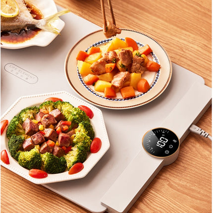 Silicone Foldable Heated Chopping Board With Digital Display Insulation