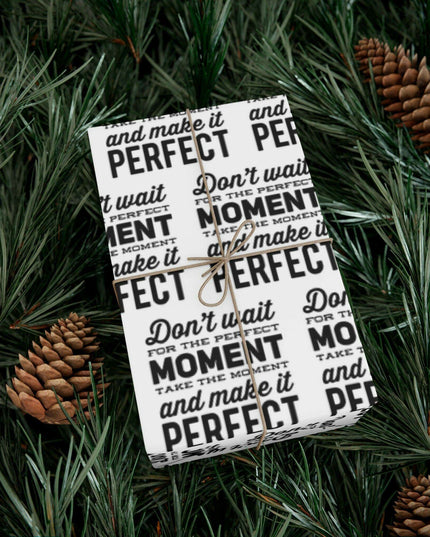 Elegant Customizable Gift Wrap with Inspirational Quotes: Redefine Your Gifting Experience