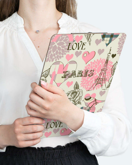 Chic Customizable Basketball Clipboard: A Touch of Parisian Artistry for Players and Coaches