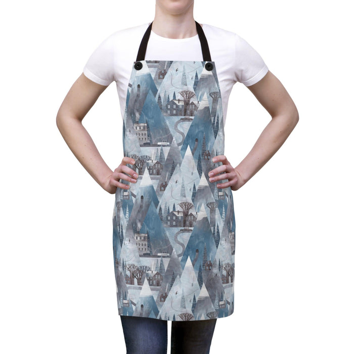 Elite Christmas Winter Poly Twill Lightweight Cooking Apron