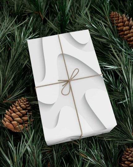 Personalized Sustainable 3D Christmas Gift Wrap - Custom Eco-Friendly Holiday Paper