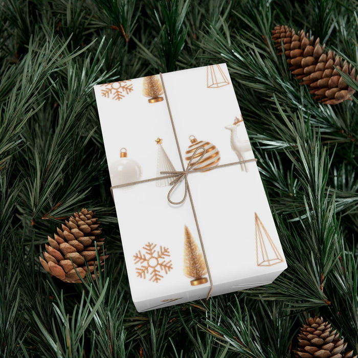 Customizable Sustainable 3D Gift Wrap Collection - Festive Finishes Edition