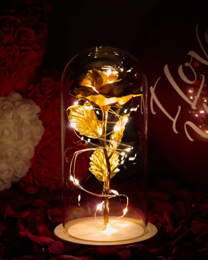 Eternal Radiance Rose Illumination Lamp