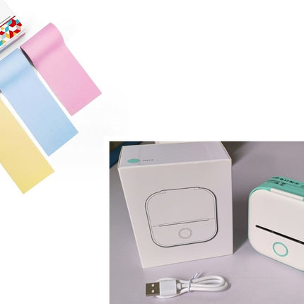 Portable Mini Thermal Label Printer Home Photo Printer Student Wrong Q