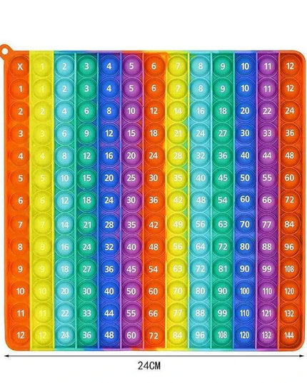Math Pop Sensory Silicone Toy Set for Interactive Learning