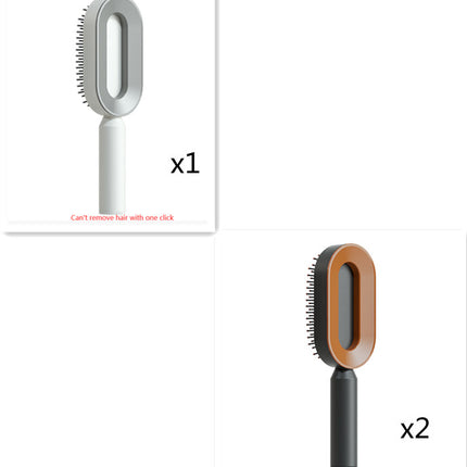 Self Cleaning Hair Brush For Women One-key Cleaning Hair Loss Airbag M