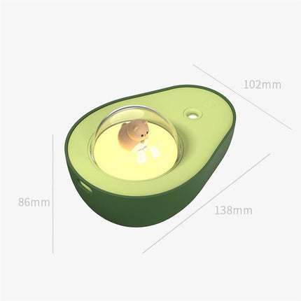 Peekaboo Studio Avocado Mini Spray Humidifier with Night Light & USB C