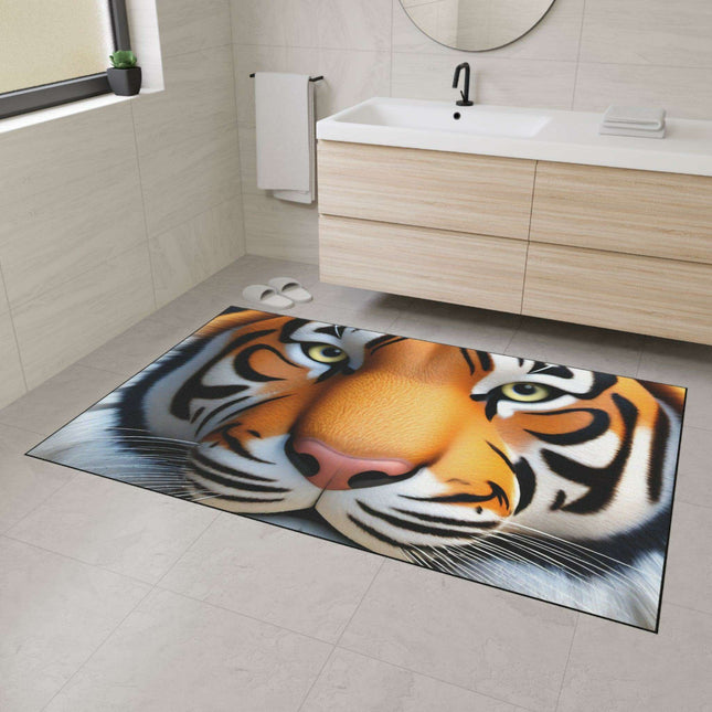 Majestic 3D Fantasy Tiger Area Rug - A Luxurious Custom Addition for Your Home Decor
