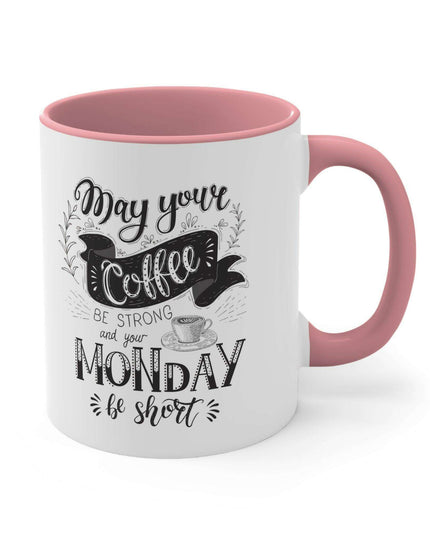 Vibrant Interior Two-Tone 11oz Custom Ceramic Coffee Mug