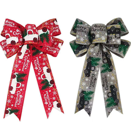 Sophisticated Christmas Ribbon Bow Set: Elevate Your Festive Decor