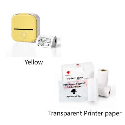 Portable Mini Thermal Label Printer Home Photo Printer Student Wrong Q
