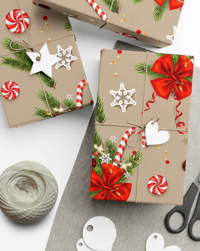 Elegant Custom 3D Holiday Gift Wrap Collection - Artisan-Made in the USA