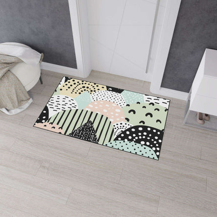 Chic Customizable Heavy Duty Polyester Floor Mat for Home Safety