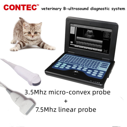 CMS600P2VET Ultrasound Scanner 3.5MHz Micro Convex And 7.5MHz Linear Probes
