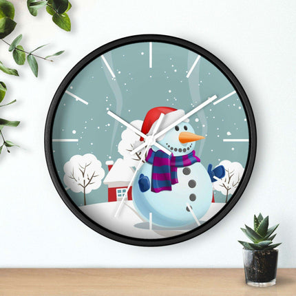 Elegant Wooden Framed Wall Clock - A Perfect Addition to Upscale Decor