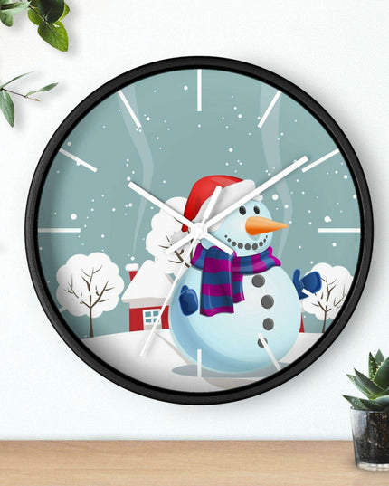 Elegant Wooden Framed Wall Clock - A Perfect Addition to Upscale Decor