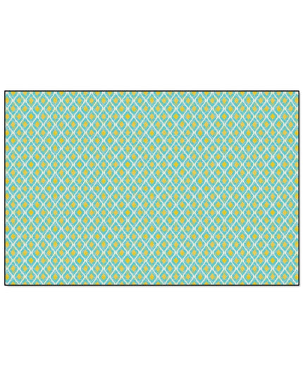 Elegant Ethnic Luxury Rug with Anti-Skid Backing