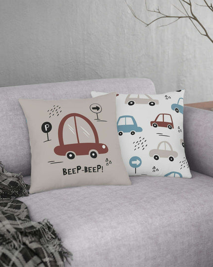 Vibrant Waterproof Floral Cushions for Outdoor and Indoor Living - Stylish Polyester Patio Pillows