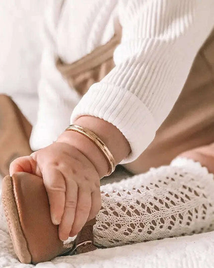 Knee High Cotton Socks for Girls - Adorable Knitted Princess Design for Toddlers and Infants