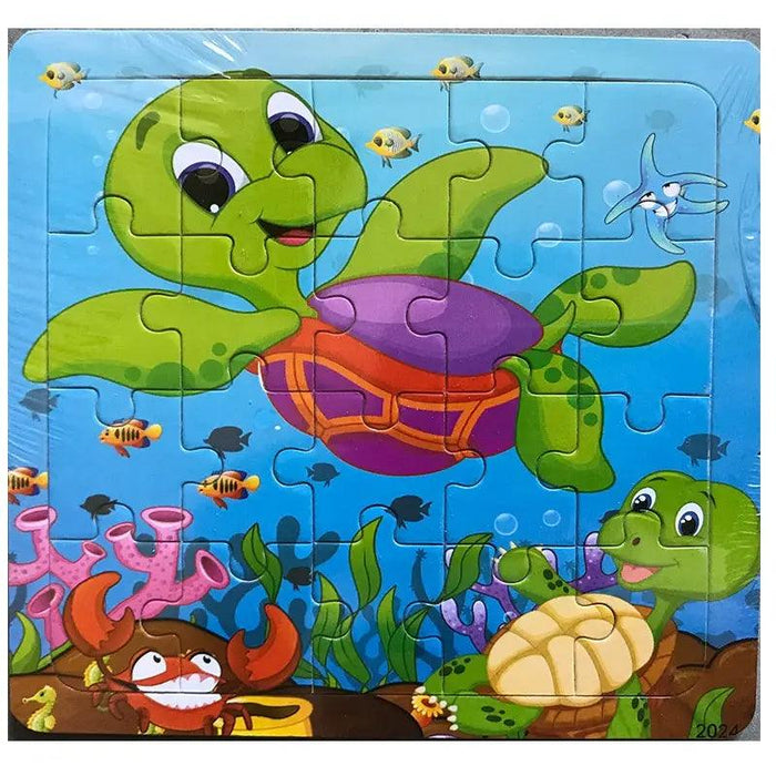 Montessori Interactive 3D Wooden Puzzle - Engaging Learning Toy for Young Adventurers