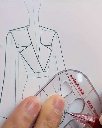 Fashion Design Acrylic Human Figure Template Ruler for Creative Illustrators