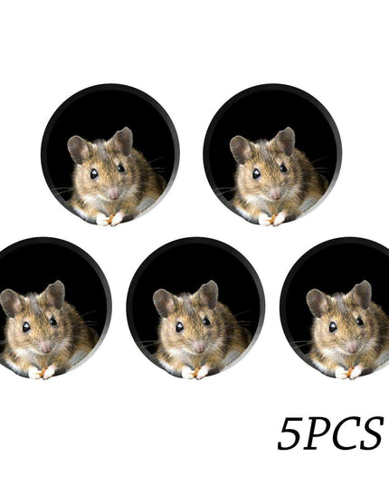 Whimsical Mouse Hole Wall Stickers: Enchant Your Living Space