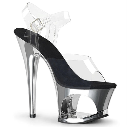 Peekaboo Studio Women's Stiletto Cheongsam Sandals - Pole Dance Design