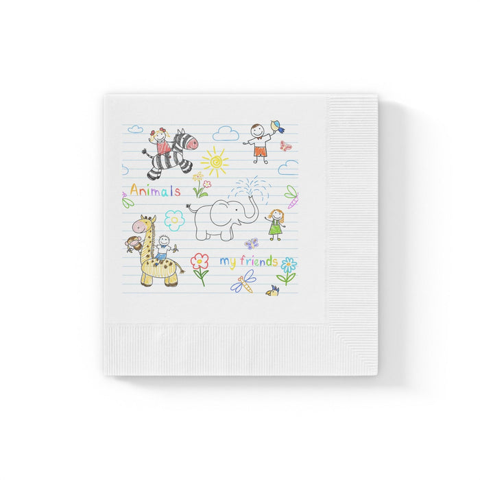 Elegant White Coined Napkins for Exquisite Gatherings