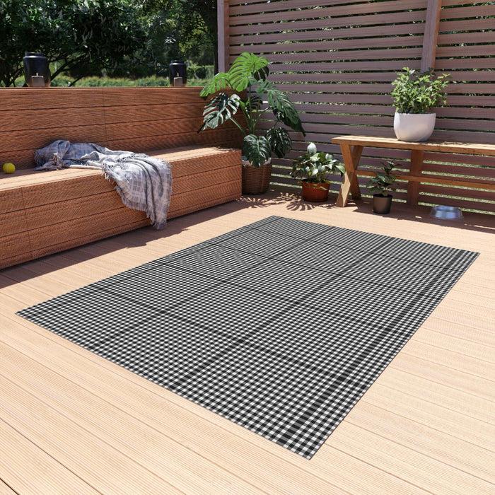 Chic Outdoor Chenille Rug for Elevated Outdoor Spaces