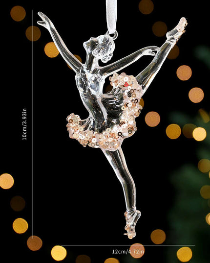 Christmas Decorations Sequined Acrylic Pendant