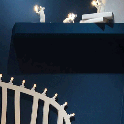 Peekaboo Studio Nordic Resin Mouse Table Lamp - LED, Mini Size