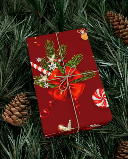 Elegant 3D Holiday Gift Wrapping Paper Set - Artfully Made in the USA
