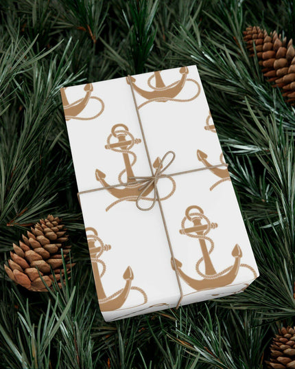 Nautical Elegance: Premium Gift Wrap Collection - Made in the USA