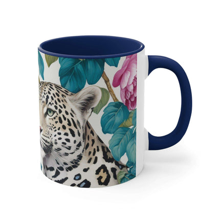 Chic Kireiina Two-Tone Ceramic Coffee Cup - Eye-Catching 11oz Mug