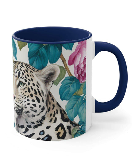 Chic Kireiina Two-Tone Ceramic Coffee Cup - Eye-Catching 11oz Mug