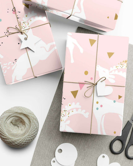 Chic Pink Artisan Gift Wrap Set - Handcrafted in the USA