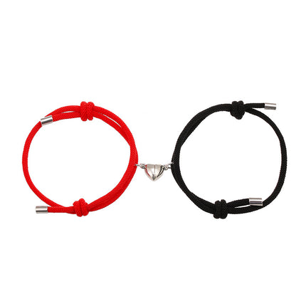 Peekaboo Studio Simple Nylon Love Magnetic Bracelet - Adjustable & Dur