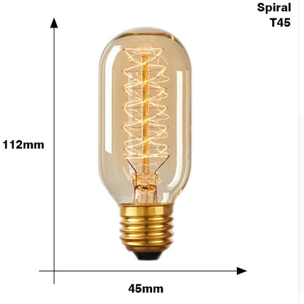 Peekaboo Studio Edison Bulb E27 40W ST64 Retro Filament Lighting