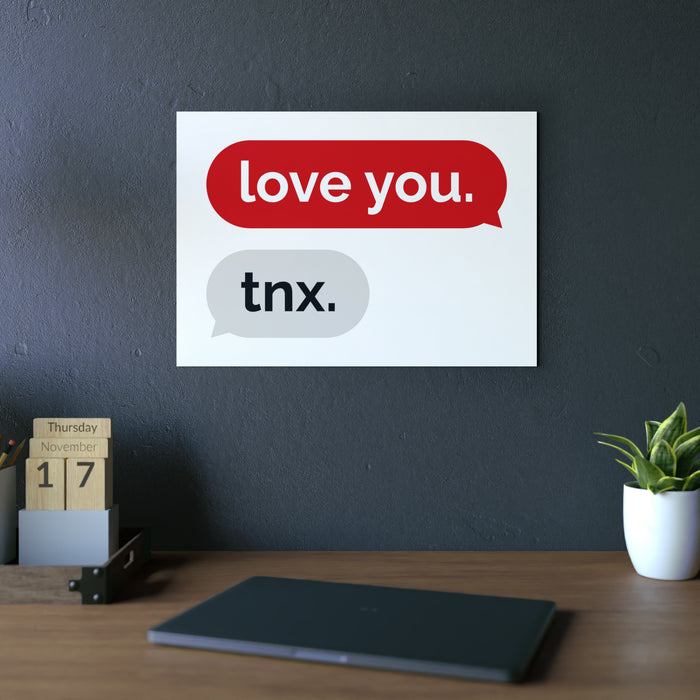 Personalized Deluxe Aluminum Composite Sheets for Valentine's Day