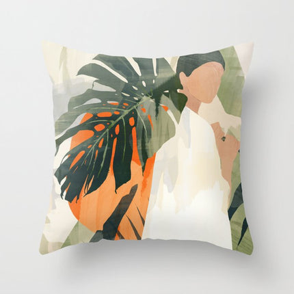 Abstract geometric portrait pillowcase home sofa cushion pillow cushio
