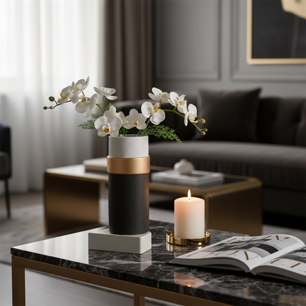 Nordic Handmade Ceramic Vase Glazed Minimalist Decor