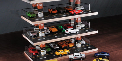 Peekaboo Studio Acrylic Simulation Air Parking Lot - 3D Design, Durabl