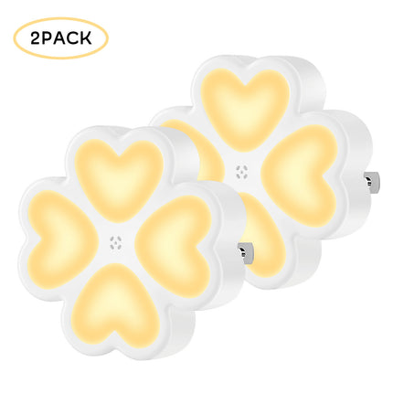 Plug In Night Light With Inductive Sensor Automatic Night Lighting Warm Light
