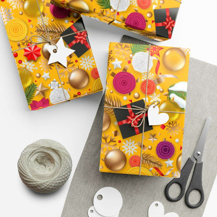 Exquisite 3D Luxury Christmas Gift Wrap Collection: Matte & Satin Options