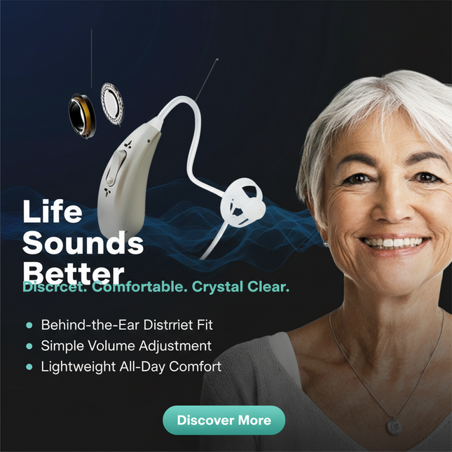 Peekaboo Studio Wireless Invisible Hearing Aid with Noise Reduction Te