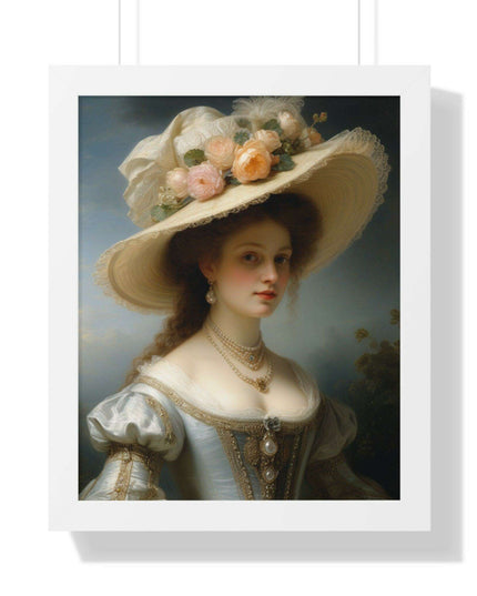 Elegant Femme Fatale: Sustainable Art Print for Stylish Home Interiors