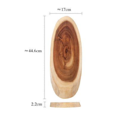 Solid Acacia Wood Chopping Board Natural Whole Wood Thick 2.1 to 2.5 cm Durable